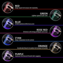 Load image into Gallery viewer, 7 Colors Light LED Photon Therapy Mask
