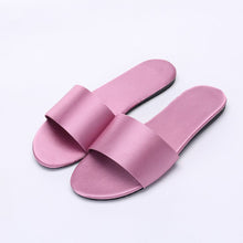 Load image into Gallery viewer, Soft Satin Home Slippers
