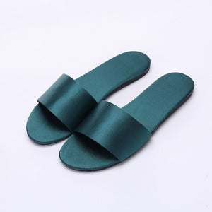 Soft Satin Home Slippers