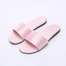 Load image into Gallery viewer, Soft Satin Home Slippers