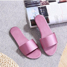 Load image into Gallery viewer, Soft Satin Home Slippers
