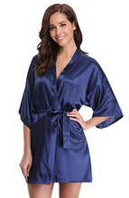 Load image into Gallery viewer, Satin Kimono Robe