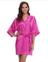 Load image into Gallery viewer, Satin Kimono Robe