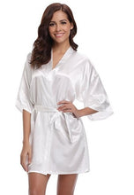 Load image into Gallery viewer, Satin Kimono Robe