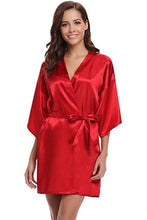 Load image into Gallery viewer, Satin Kimono Robe