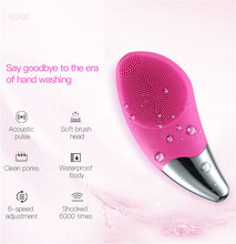 Load image into Gallery viewer, Ultrasonic Silicone Face Cleaning Brush
