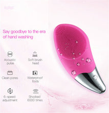 Load image into Gallery viewer, Ultrasonic Silicone Face Cleaning Brush